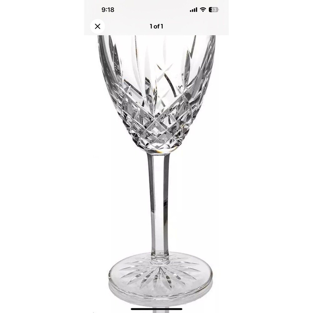 Waterford Crystal Golden Araglin Wine Glass
